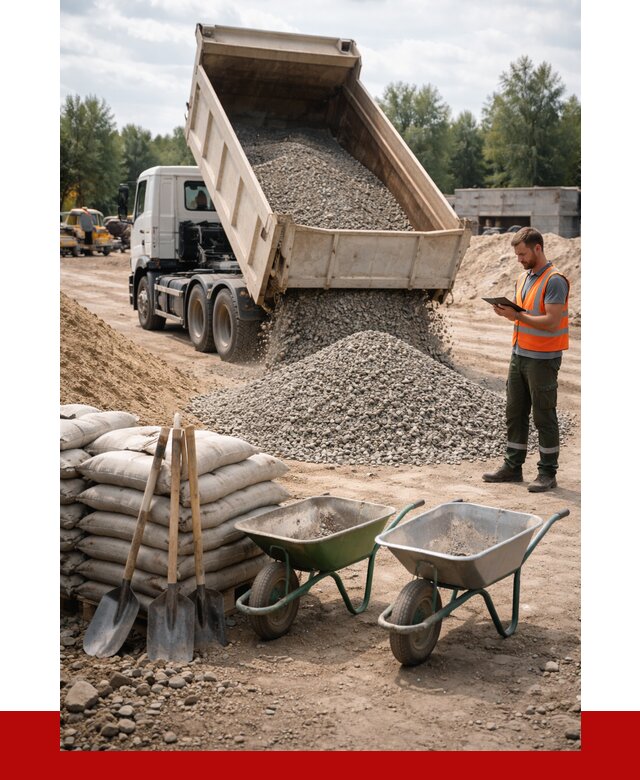 Доставка нерудных материалов в Ефремах от 1229 руб. | ПРОНЕРУДФрм