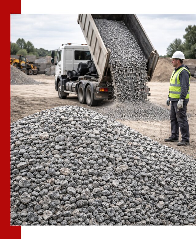 Доставка и продажа гранитного щебня фракции 5-20 в Ефремах