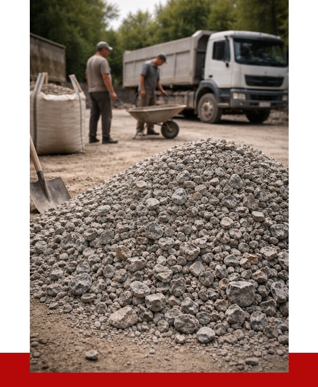 Гранитный щебень фракция 20-40 в Ефремах от 3278 руб. ПРОНЕРУДФрм