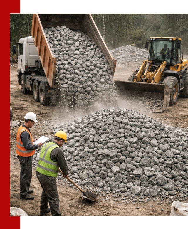 Гранитный щебень фракция 70-150 доставка в Ефремах