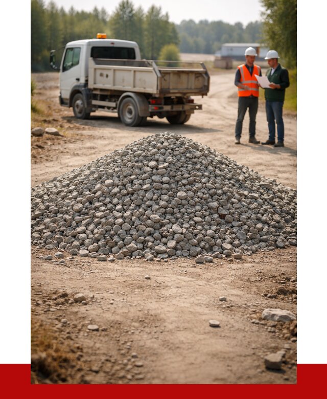 Гравийный щебень фракция 20-40 в Ефремах от 1229 р. | ПРОНЕРУДФрм