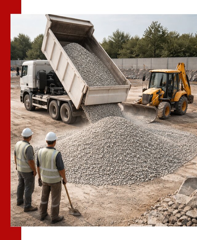 Купить известняковый щебень фракции 5–10 мм с доставкой в Ефремах