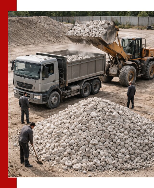 Известняковый щебень фракция 70–150 с доставкой в Ефремах