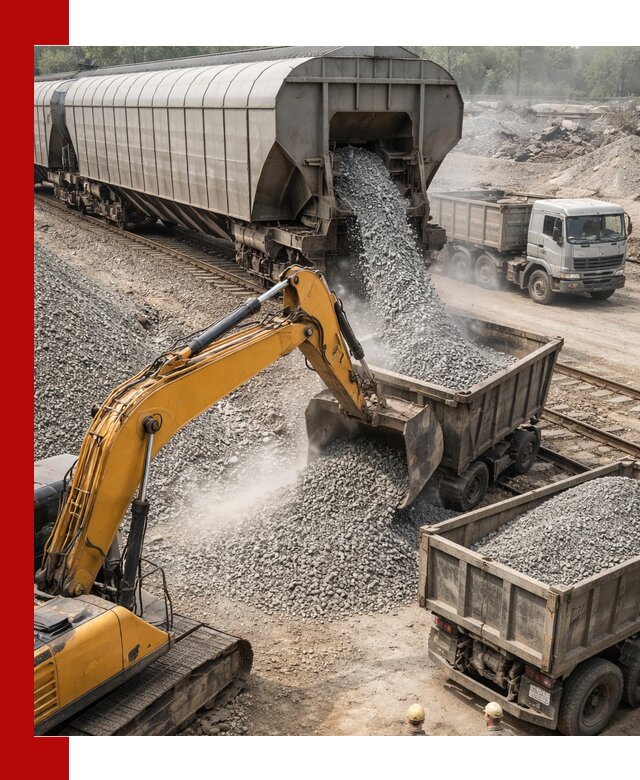 Доставка железнодорожного щебня в Ефремах крупными партиями быстрого отгруза