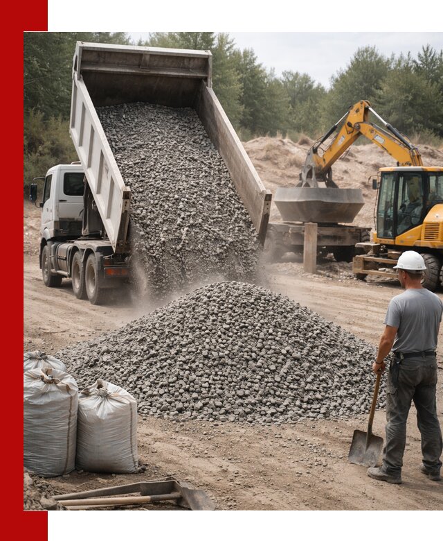 Доставка и продажа бетонного щебня в Ефремах