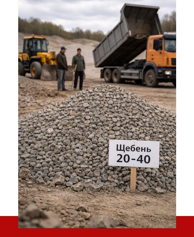 Бетонный щебень фракция 20-40 в Ефремах от 2510 р. | ПРОНЕРУДФрм