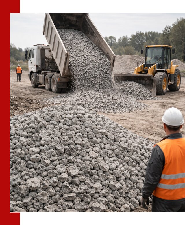 Доставка бетонного щебня фракции 20-40 в Ефремах