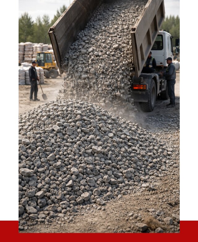 Бетонный щебень фракция 40-70 в Ефремах от 1844 р. ПРОНЕРУДФрм