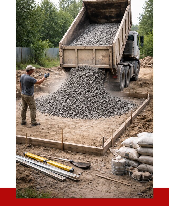 Купить щебень для фундамента в Ефремах от 4610 р. | ПРОНЕРУДФрм