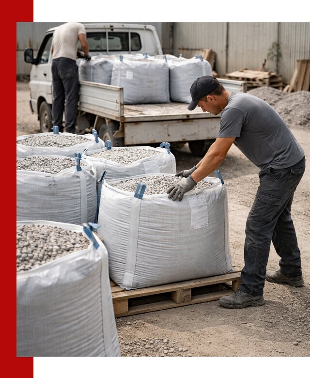 Доставка щебня в мешках по выгодным ценам в Ефремах
