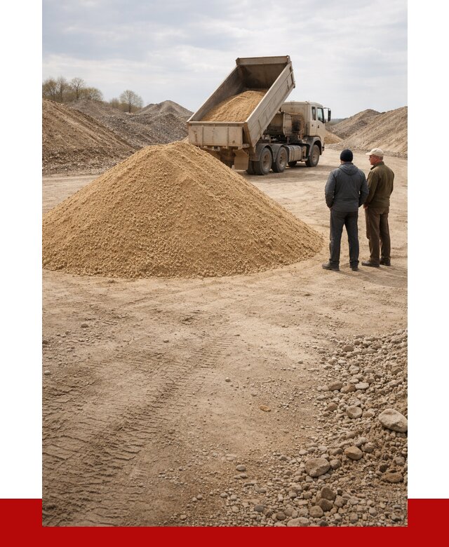 Карьерный песок крупнозернистый в Ефремах от 8708 р | ПРОНЕРУДФрм