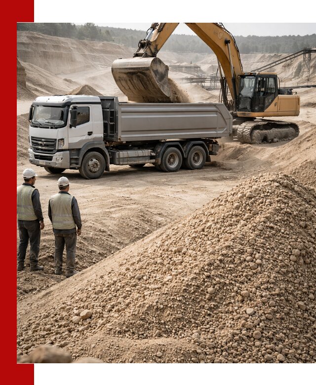 Карьерный крупнозернистый песок с доставкой в Ефремах