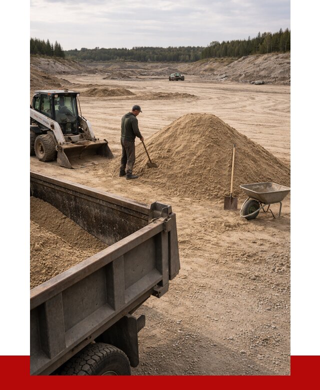 Карьерный песок среднезернистый в Ефремах, от 2254 р. ПРОНЕРУДФрм