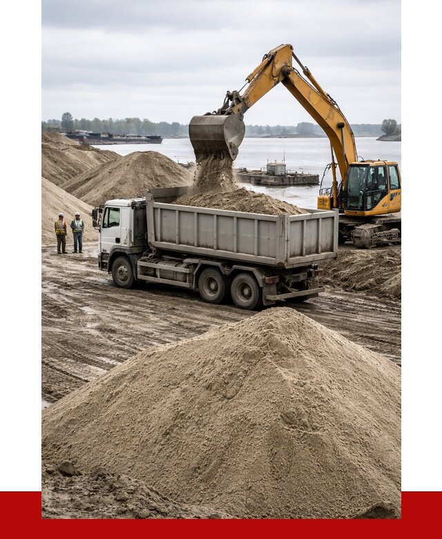 Купить речной песок навалом в Ефремах от 1844 р., ПРОНЕРУДФрм