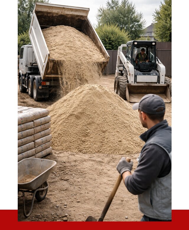 Мытый речной песок с доставкой в Ефремах от 1486 р. | ПРОНЕРУДФрм