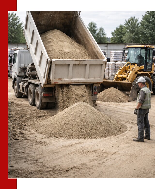 Поставка и доставка песка для бетона в Ефремах