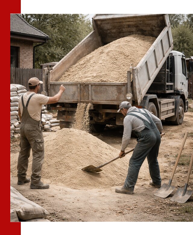 Песок для штукатурки с доставкой в Ефремах качественный и чистый