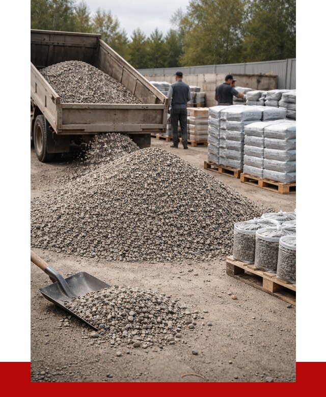 Гравий фракция 5-20 в Ефремах купить от 2356 р. ПРОНЕРУДФрм