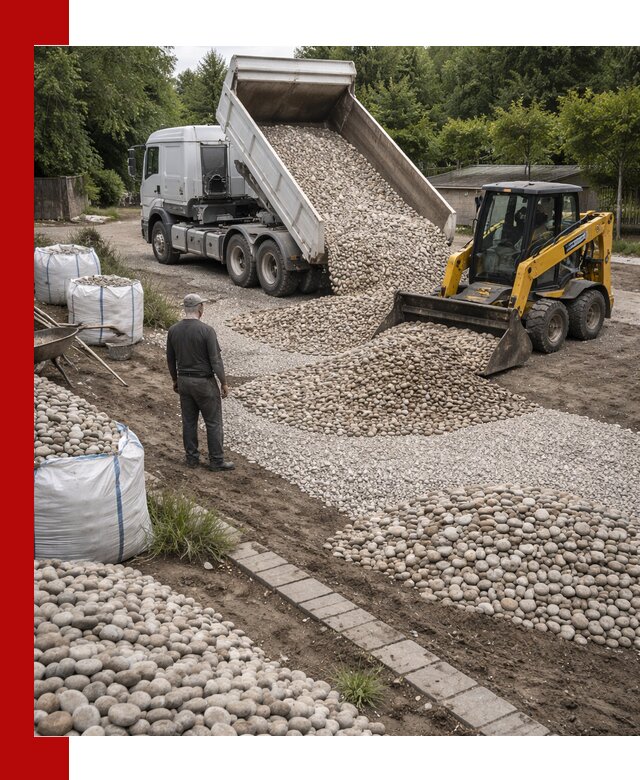 Доставка морской гальки оптом и в розницу в Ефремах