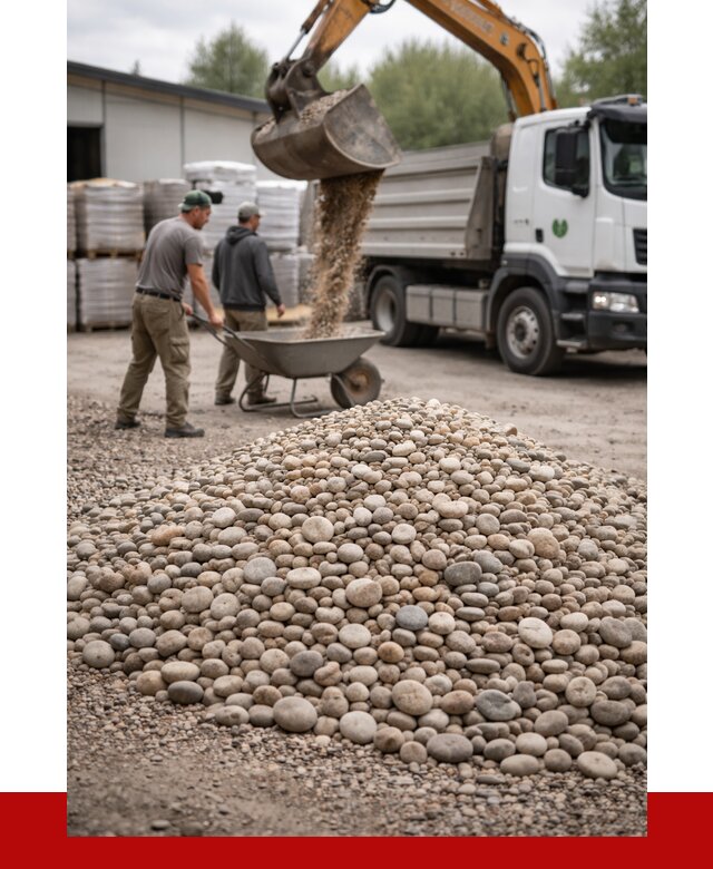 Галька декоративная в Ефремах от 3278 р. за куб | ПРОНЕРУДФрм