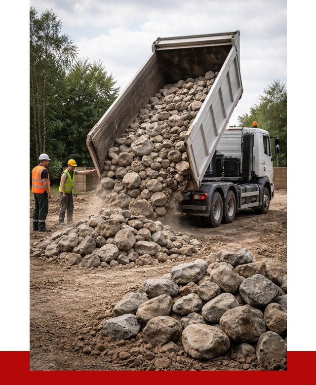 Купить булыжник в Ефремах с доставкой от 4610 р. за куб | ПРОНЕРУДФрм