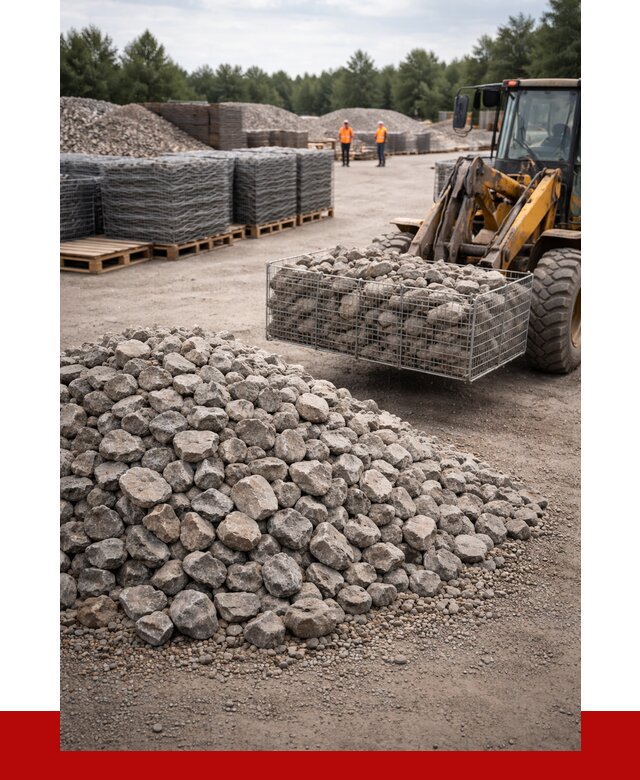 Камень для габионов фракция 70-150 в Ефремах от 4303 р. | ПРОНЕРУДФрм