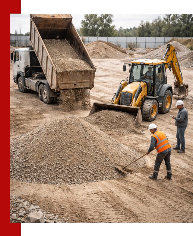 Поставка и доставка ПГС С4 в мешках и самосвалах в Ефремах