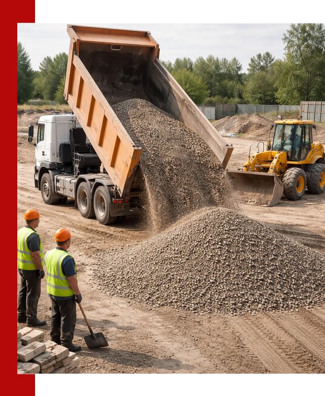 Доставка щебёночно-песчаной смеси ЩПС С7 в Ефремах