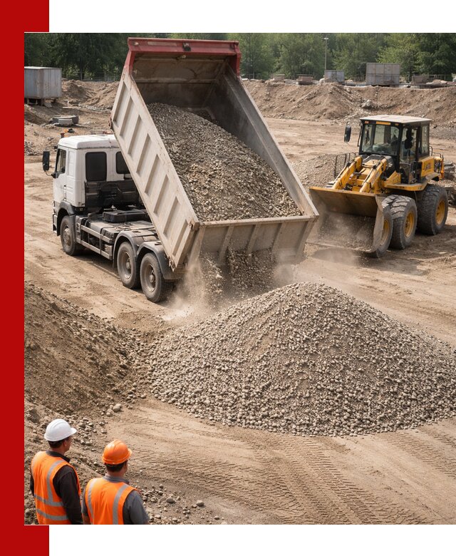 Щебень с песком (ЩГПС С2) с доставкой в Ефремах