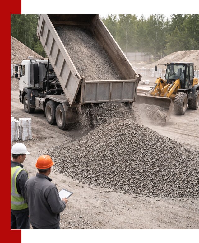 Доставка и продажа гранитного отсева 0-10 в Ефремах