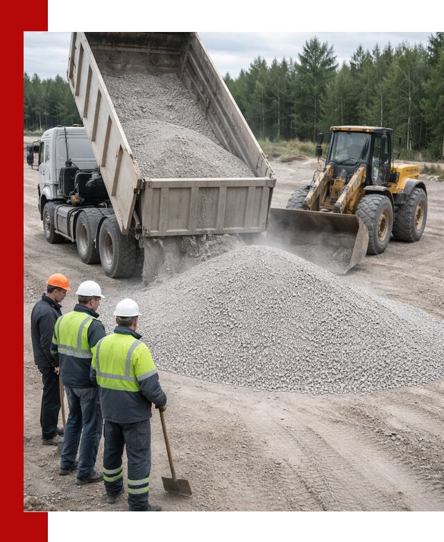 Известняковый отсев 0-5 доставка в Ефремах быстро и выгодно