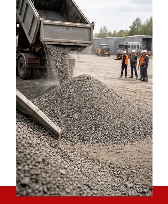 Гравийный отсев 0-5 в Ефремах от 1229 р. с доставкой | ПРОНЕРУДФрм