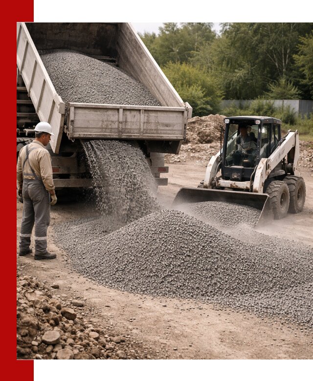 Доставка гравийного отсева 0-5 в Ефремах оптом и в розницу