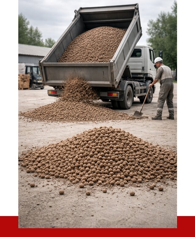 Керамзит с доставкой в Ефремах от 4303 р. за м3 | ПРОНЕРУДФрм