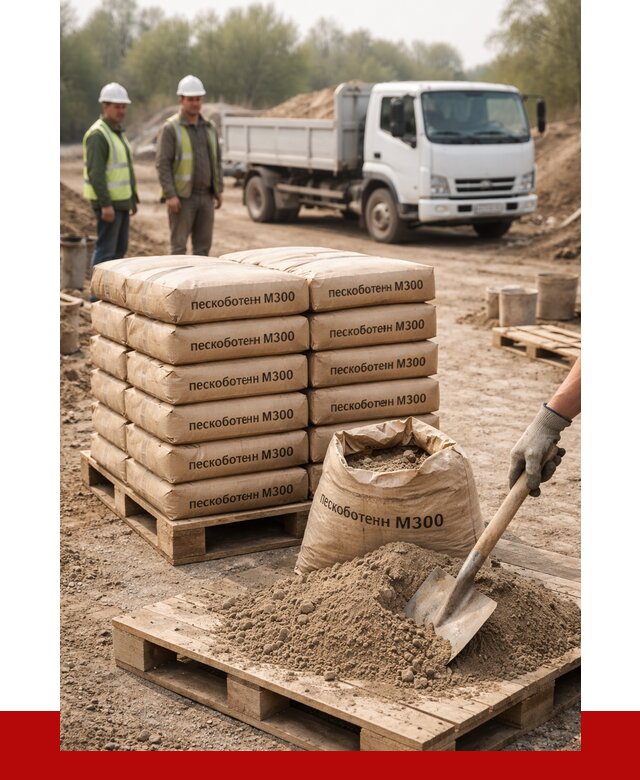 Пескобетон М300 в Ефремах с доставкой от 4764 р. за куб | ПРОНЕРУДФрм