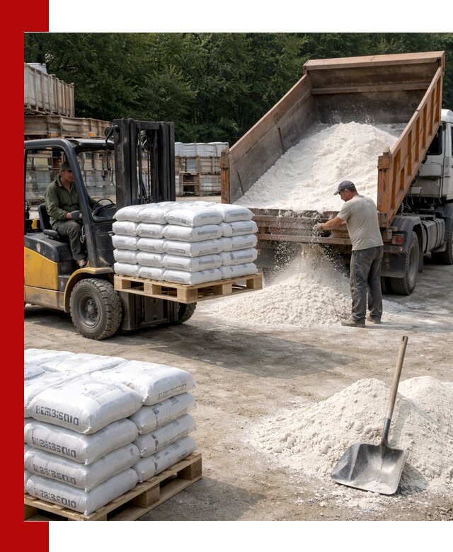 Доставка строительной извести оптом и в розницу в Ефремах