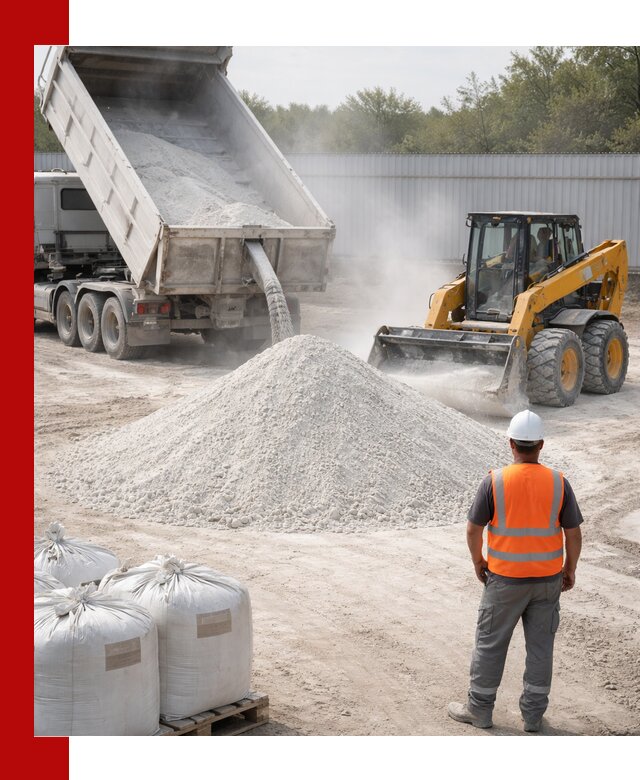 Доставка и продажа известняковой муки в Ефремах