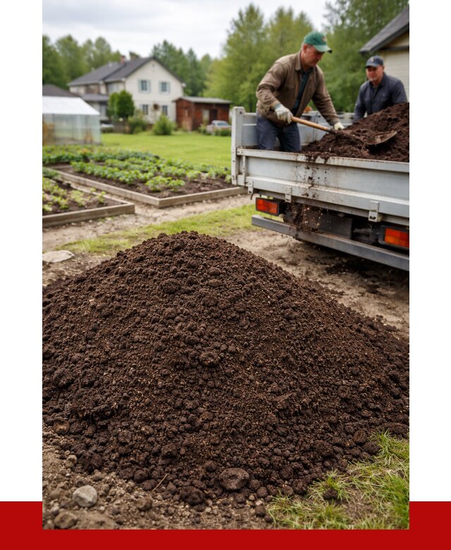 Плодородный грунт в Ефремах с доставкой от 4303 р. | ПРОНЕРУДФрм