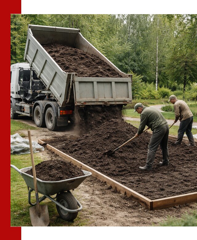 Доставка грунта для озеленения и благоустройства в Ефремах
