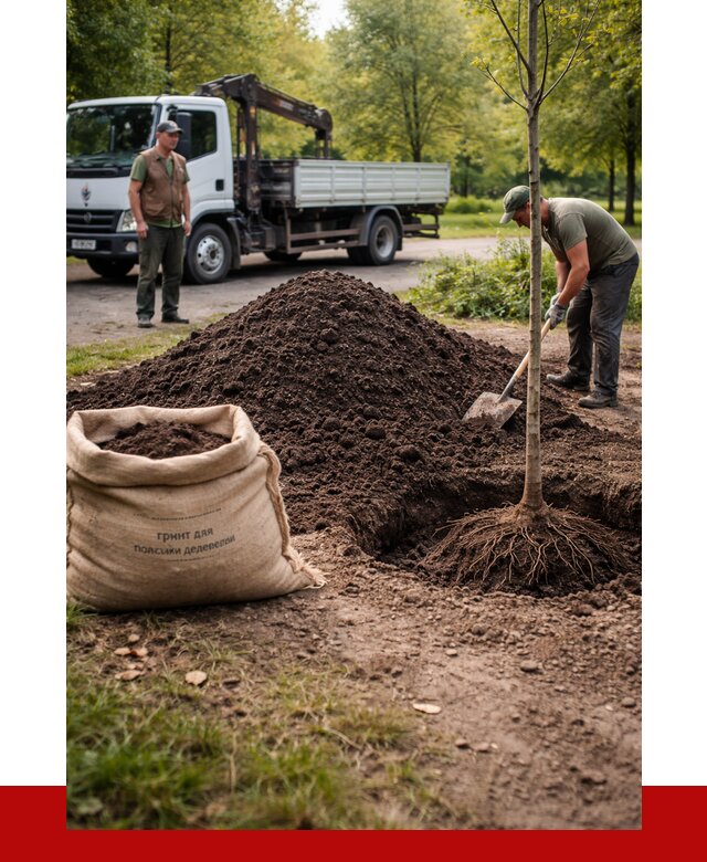 Грунт для посадки деревьев в Ефремах от 1229 р. | ПРОНЕРУДФрм
