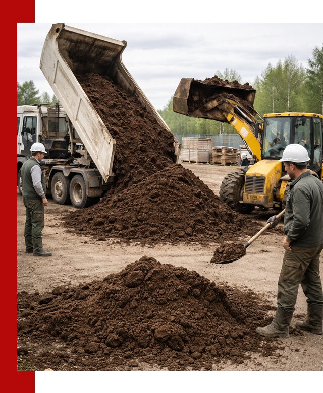 Доставка торфа оптом и в мешках в Ефремах