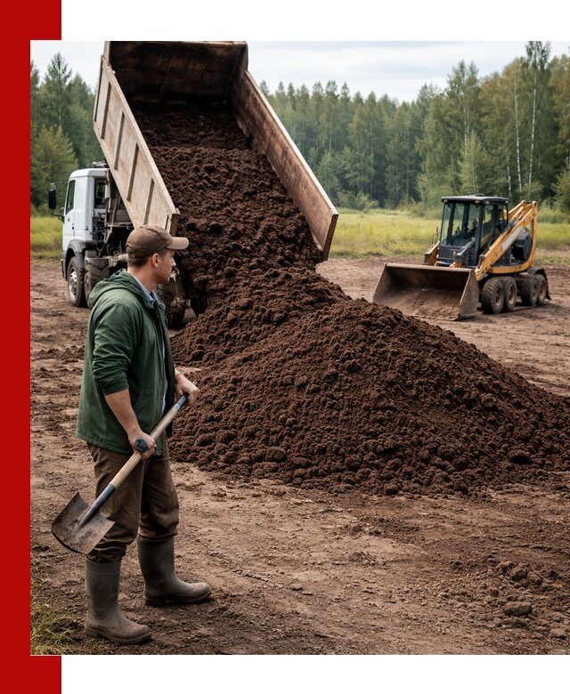 Купить верховой торф с доставкой в Ефремах для садоводства и растений