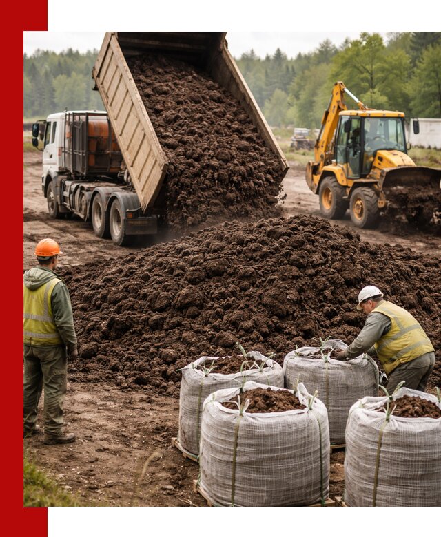 Доставка нейтрального торфа в Ефремах оптом и в розницу