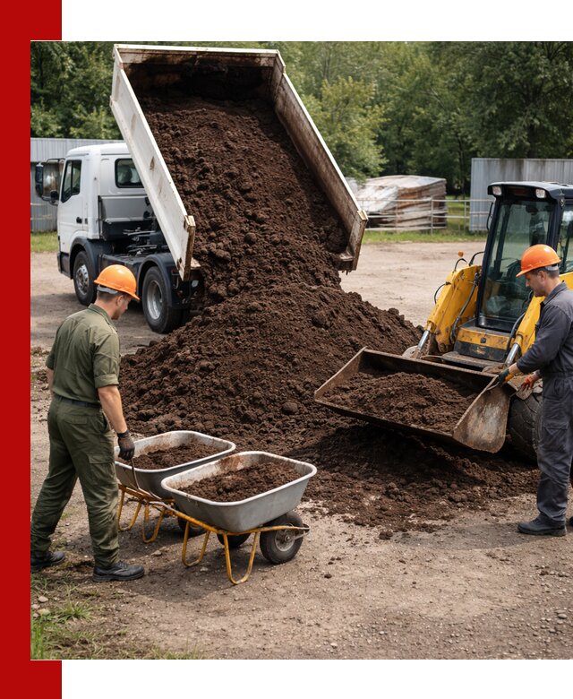 Доставка торфо-земляной смеси в Ефремах для огорода и ландшафта