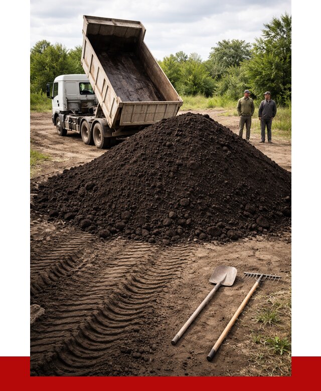 Купить чернозем навалом в Ефремах от 1229 р. за куб | ПРОНЕРУДФрм