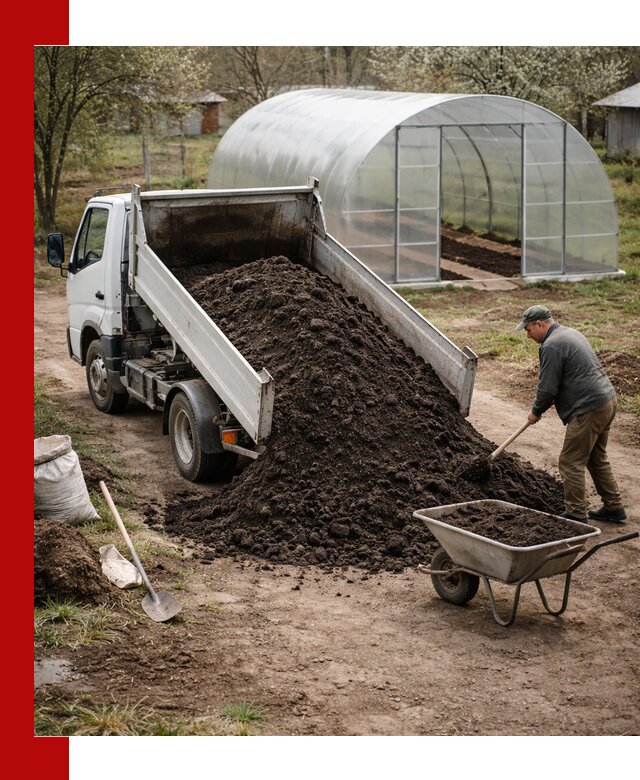 Чернозем для теплицы с доставкой в Ефремах