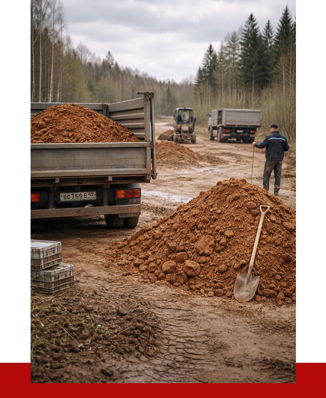 Глина и суглинки в Ефремах от 4610 р. за куб | ПРОНЕРУДФрм