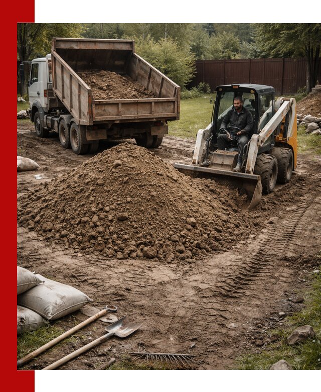 Суглинок для планировки участков в Ефремах с доставкой и выгрузкой