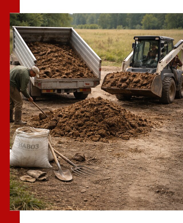 Доставка конского навоза в Ефремах с разгрузкой и доставкой на объект