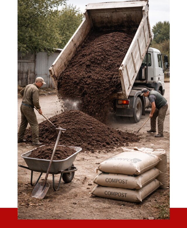 Купить компост в Ефремах от 4303 р. за куб с доставкой | ПРОНЕРУДФрм